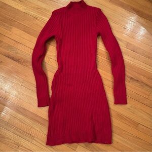 Red Hollister Sweater Dress for Sale up to 90% Off: Poshmark